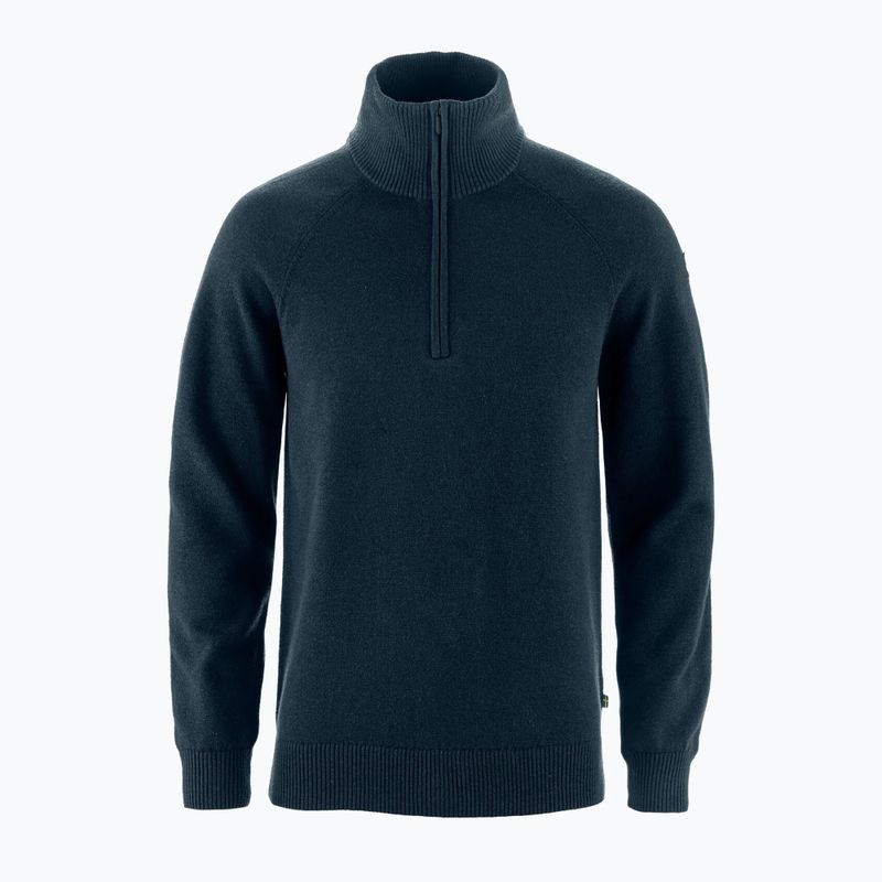 Pánska trekingová mikina Fjällräven Övik Lite Half Zip dark navy 5