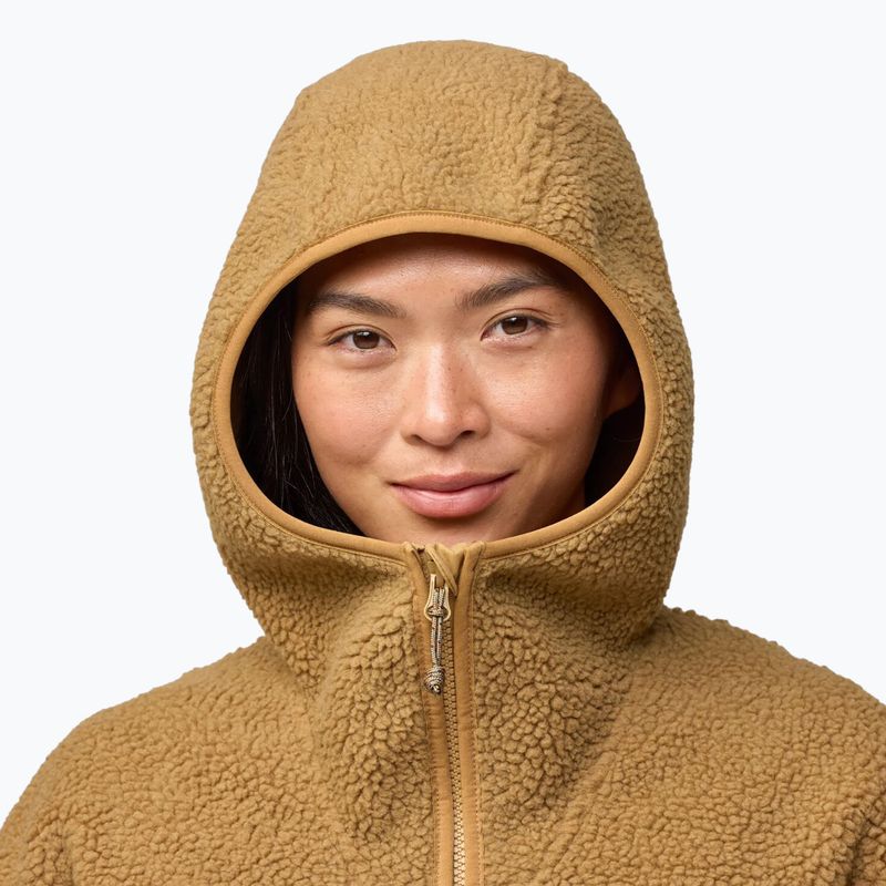Dámska mikina Fjällräven Vardag Pile Fleece Long buckwheat brown 6
