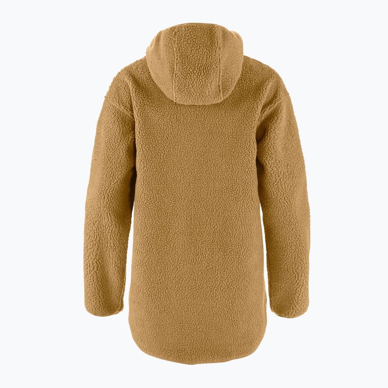 Dámska mikina Fjällräven Vardag Pile Fleece Long buckwheat brown 10