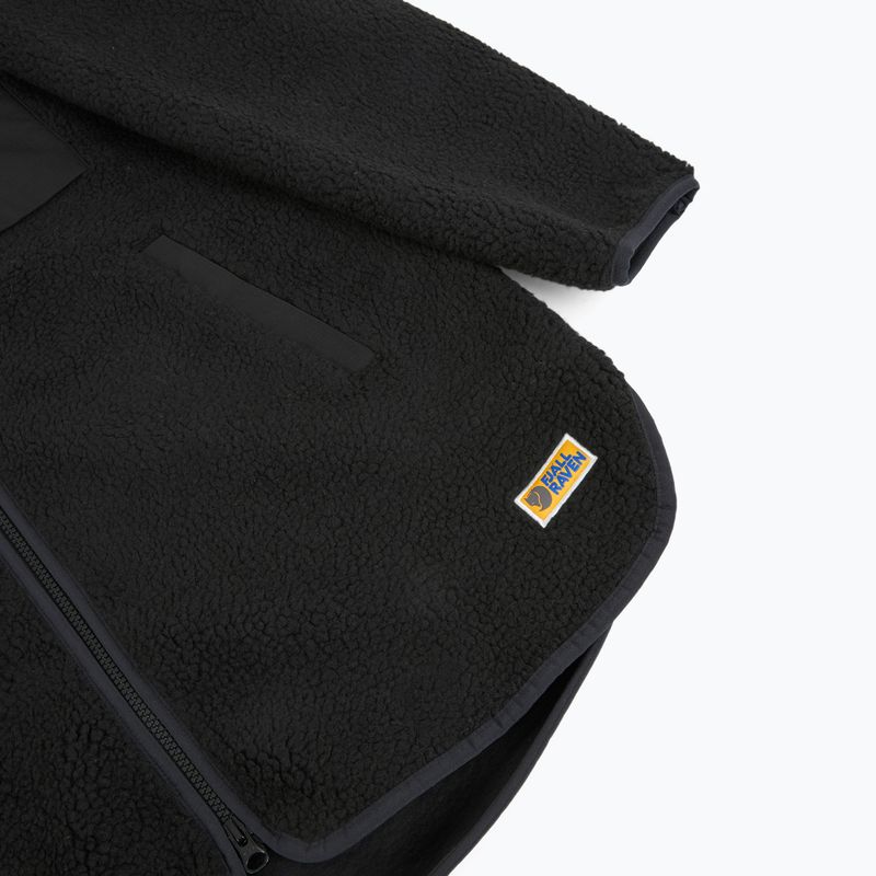 Dámska mikina Fjällräven Vardag Pile Fleece Long black 4
