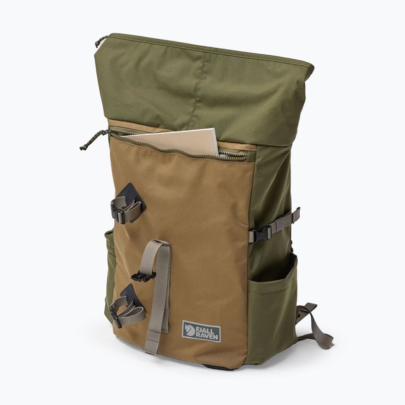Mestský batoh Fjällräven Vardag Foldsack 25 l green/clay 4