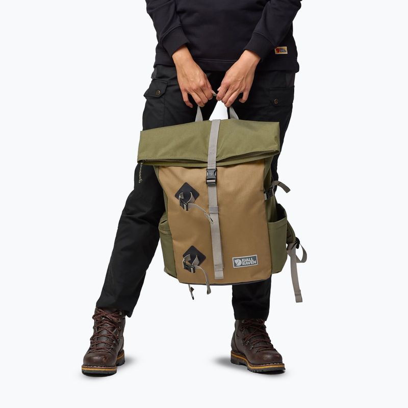 Mestský batoh Fjällräven Vardag Foldsack 25 l green/clay 8