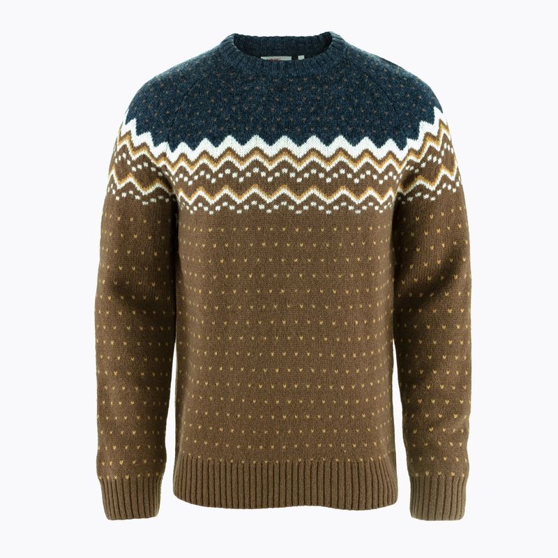 Dámsky sveter Fjällräven Övik Knit Sweater dark oak/navy