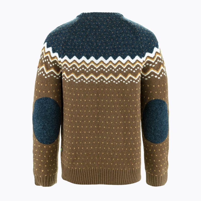 Dámsky sveter Fjällräven Övik Knit Sweater dark oak/navy 2