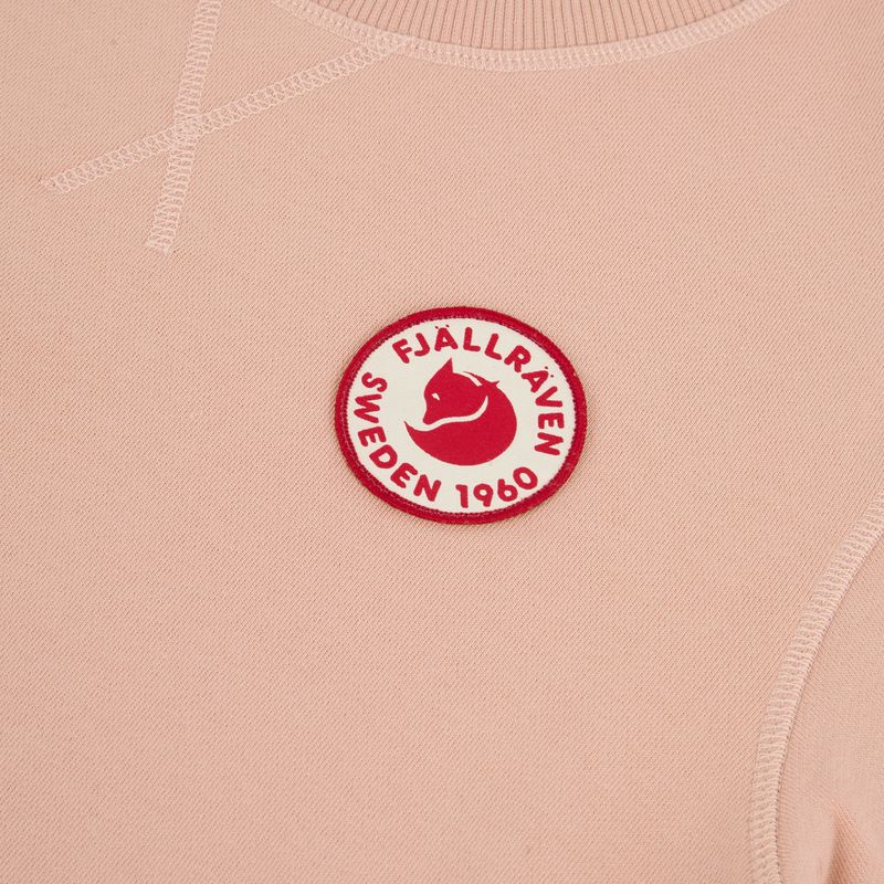 Pánska mikina Fjällräven 1960 Logo Badge Sweater chalk rose 3