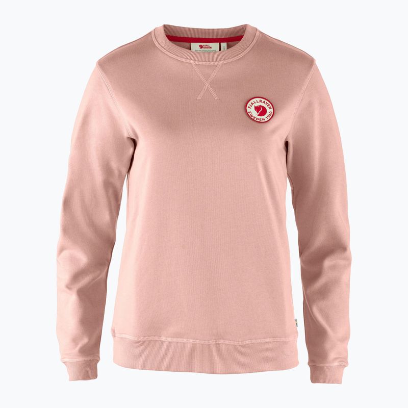Pánska mikina Fjällräven 1960 Logo Badge Sweater chalk rose