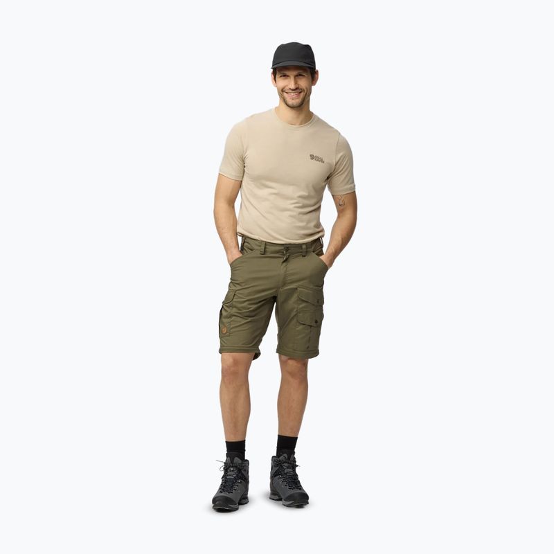 Pánske trekingové nohavice Fjällräven Vidda Pro Lite Zip Off laurel green 4