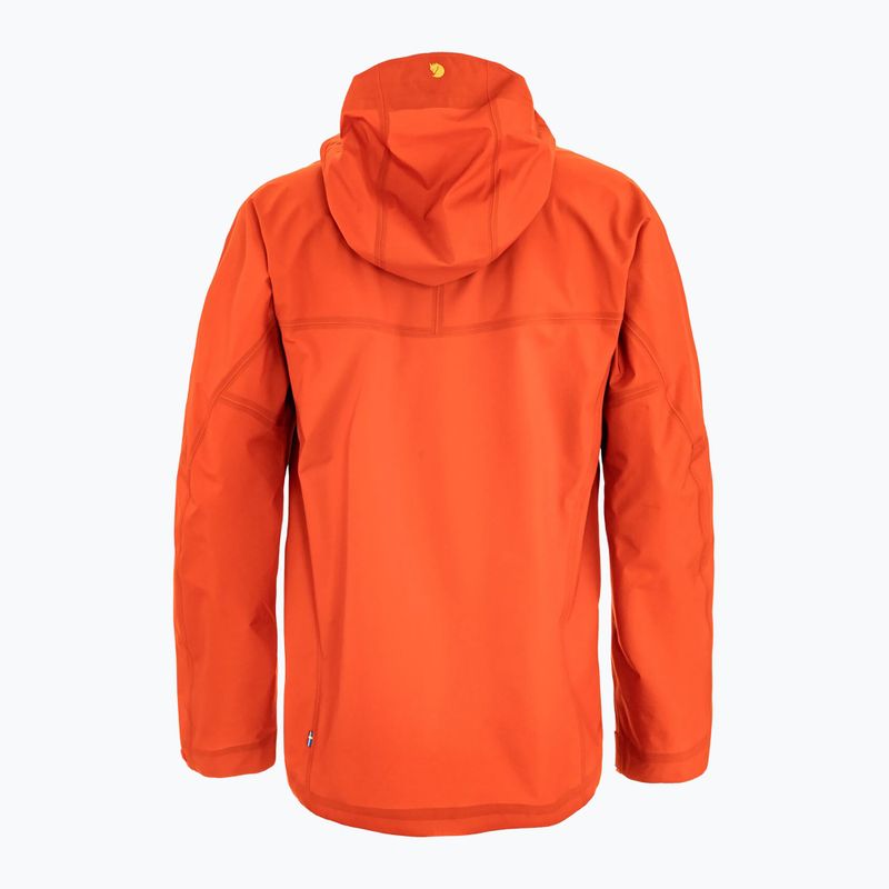Pánska softshellová bunda Fjällräven Bergtagen GTX Lite flame orange 4