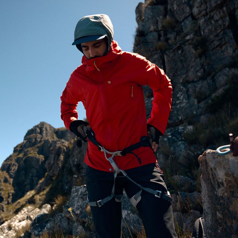 Pánska softshellová bunda Fjällräven Bergtagen GTX Lite flame orange 5