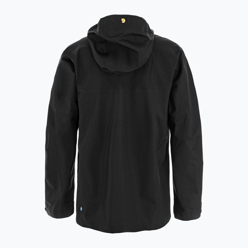 Pánska softshellová bunda Fjällräven Bergtagen GTX Lite black 2