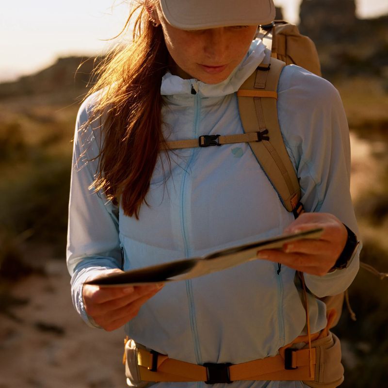 Dámska vetrovka Fjällräven Keb Latt Wind breeze blue 11