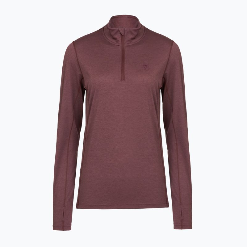 Dámska trekingová mikina Fjällräven Abisko Day Hike Half Zip port