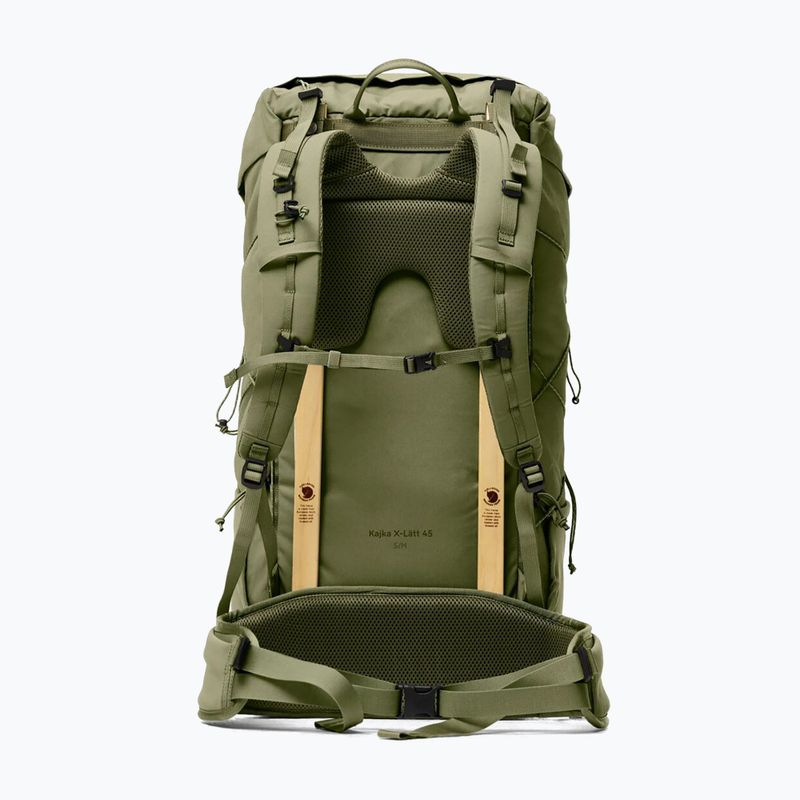 Turistický batoh Fjällräven Kajka X-Lätt 45 l green 3