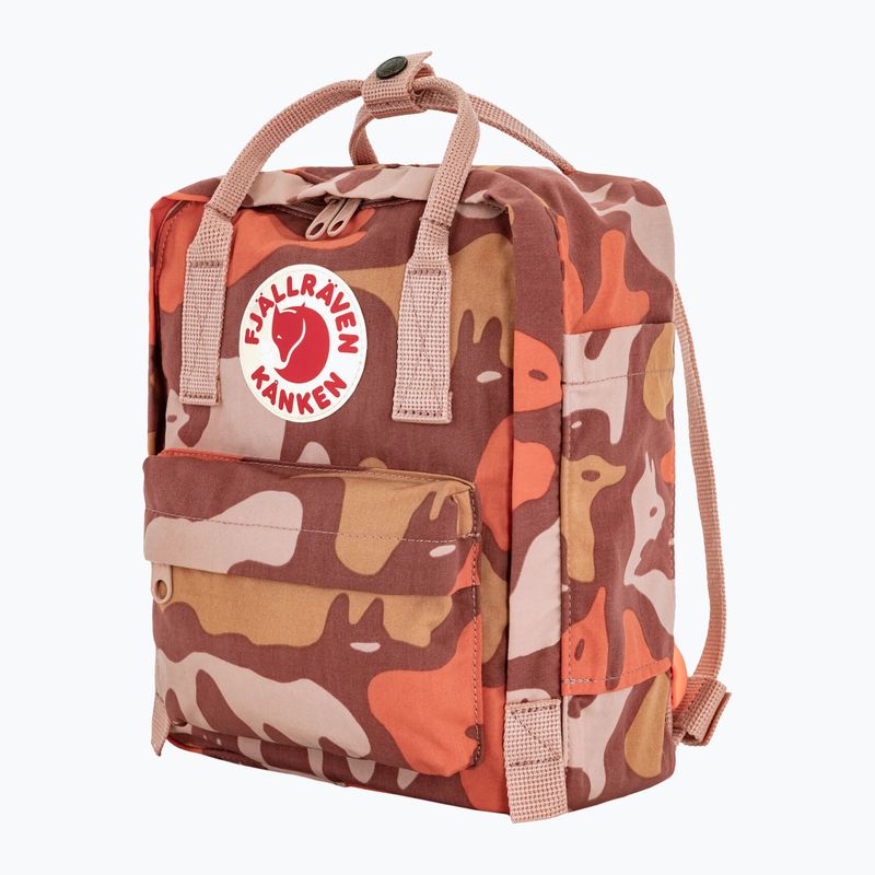 Mestský batoh Fjällräven Kanken Graphics Mini 7 l chalkrose/hidden animals 2