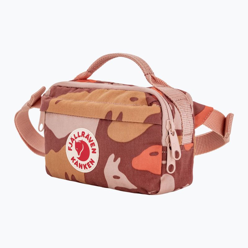 Ľadvinka Fjällräven Kanken Graphics Hip Pack chalk rose/hidden animals 2