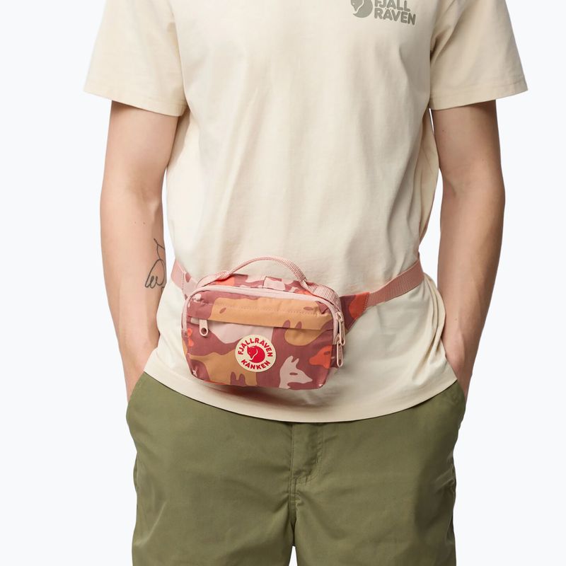 Ľadvinka Fjällräven Kanken Graphics Hip Pack chalk rose/hidden animals 5