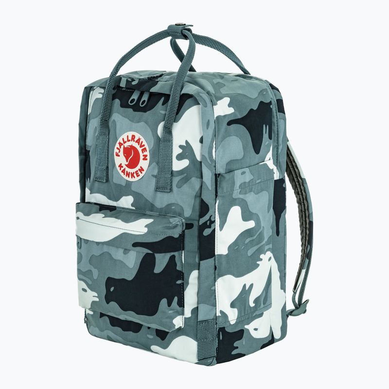 Mestský batoh Fjällräven Kanken Graphics Laptop 15" 18 l nimbus blue/hidden animals 2