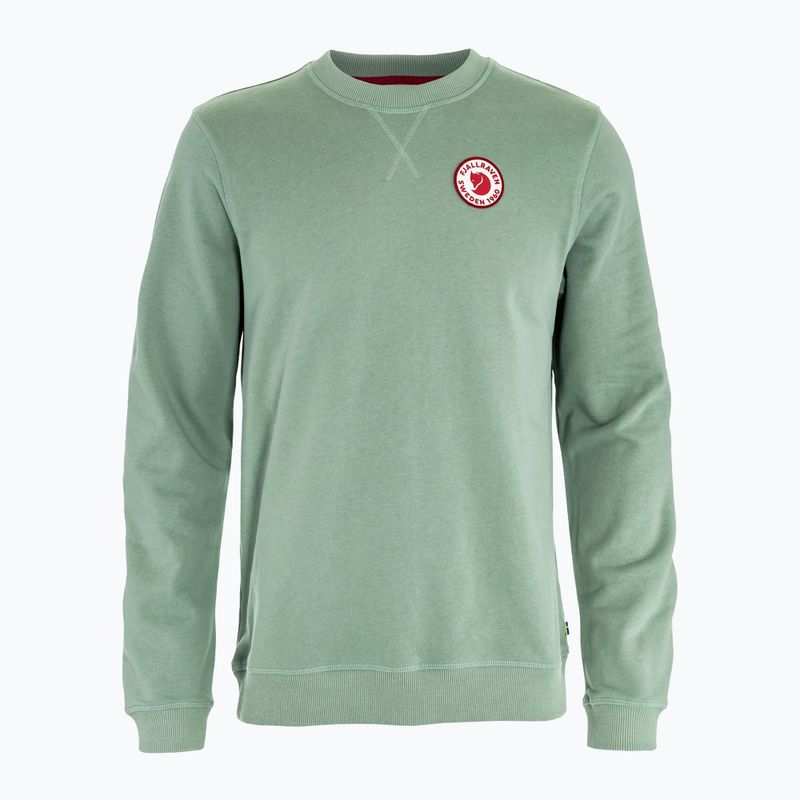 Pánska mikina Fjällräven 1960 Logo Badge Sweater misty green