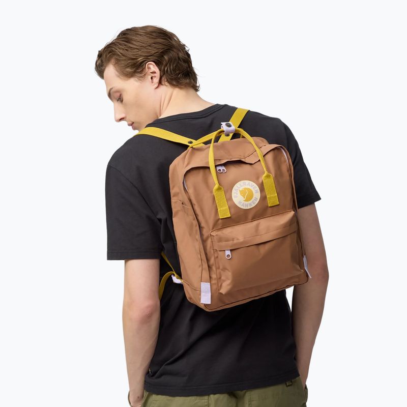 Mestský batoh Fjällräven Kånken Concept 16 l khaki dust/kantarell 5
