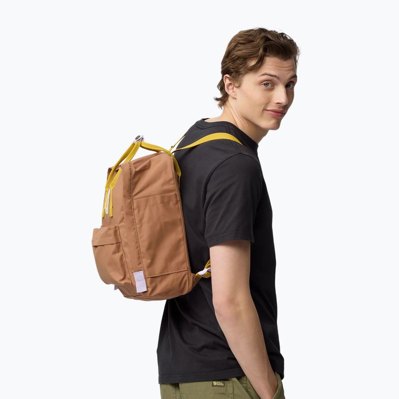 Mestský batoh Fjällräven Kånken Concept 16 l khaki dust/kantarell 6