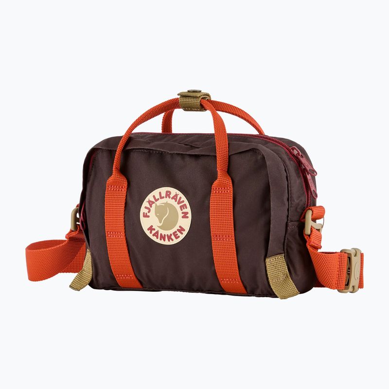 Ľadvinka Fjällräven Kanken Koncept 4 l black oak/rowan red 2