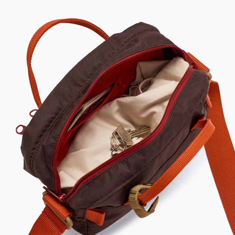 Ľadvinka Fjällräven Kanken Koncept 4 l black oak/rowan red 4