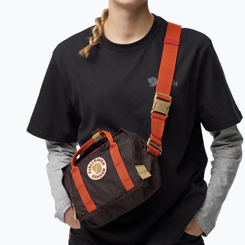Ľadvinka Fjällräven Kanken Koncept 4 l black oak/rowan red 5