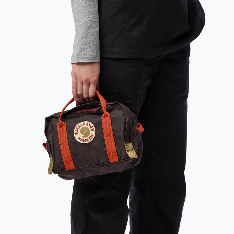 Ľadvinka Fjällräven Kanken Koncept 4 l black oak/rowan red 6