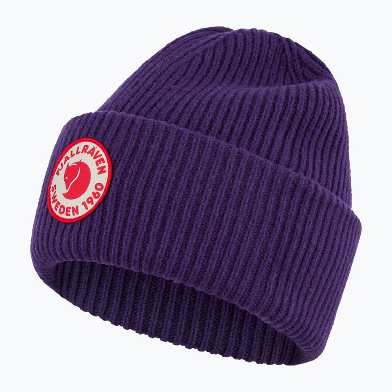 Zimná čiapka Fjällräven 1960 Logo Hat dark violet 2