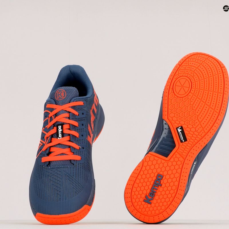 Kempa Attack Two 2.0 pánska hádzanárska obuv šedo-červená 200863001 10