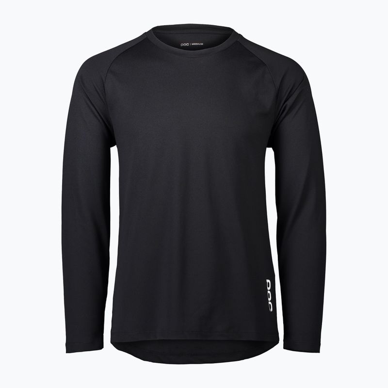 Pánsky cyklistický dres longsleeve POC DH Jersey carbon black