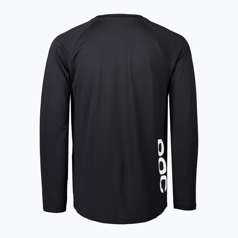 Pánsky cyklistický dres longsleeve POC DH Jersey carbon black 2