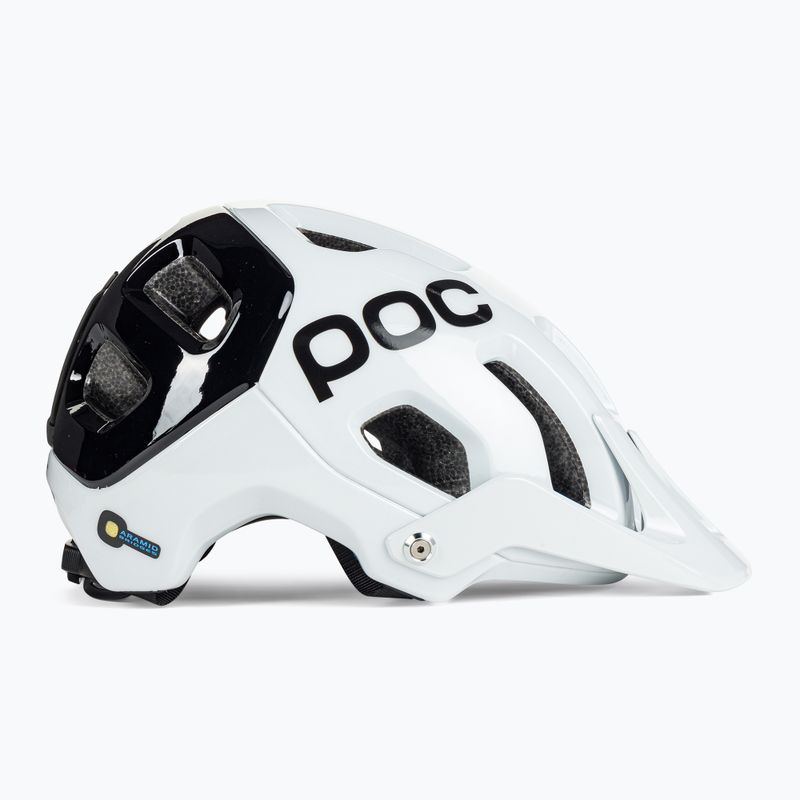 Cyklistická prilba POC Tectal Race SPIN hydrogen white/uranium black 3