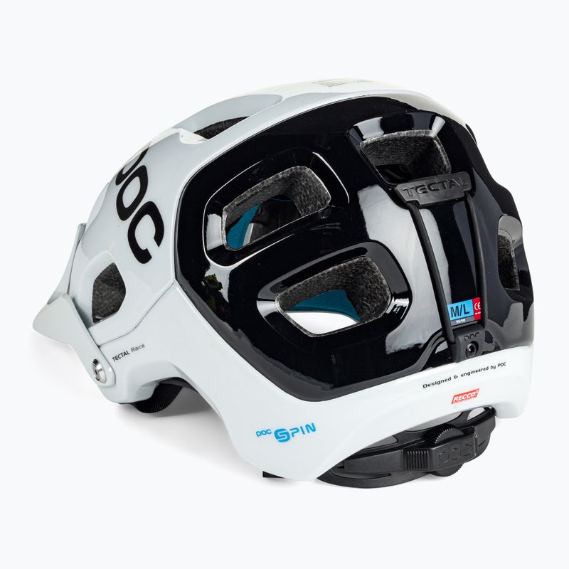 Cyklistická prilba POC Tectal Race SPIN hydrogen white/uranium black 4