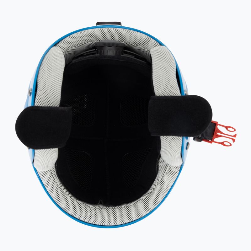 Detská lyžiarska prilba POC POCito Skull fluorescenčná modrá 5