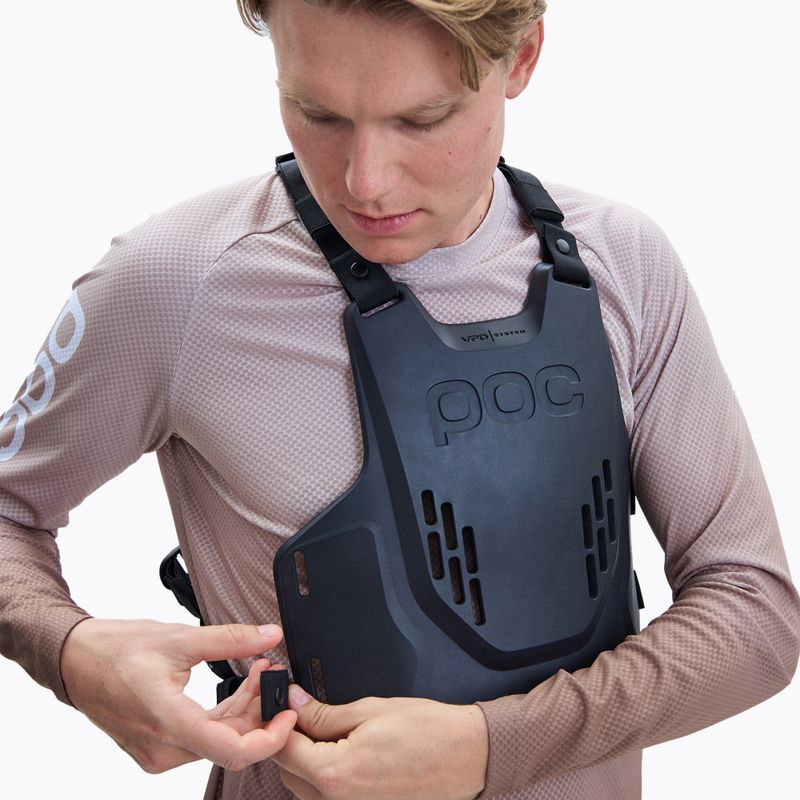 Nárazník pre bicykle POC VPD System Torso uranium black 7