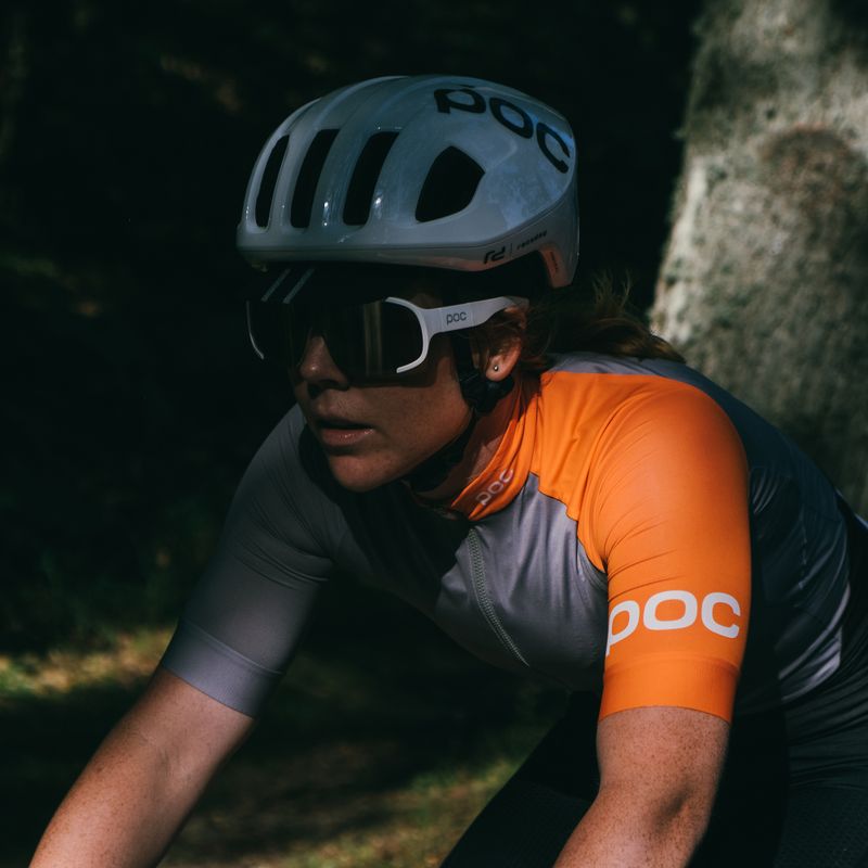 Cyklistické okuliare POC Aspire hydrogen white/clarity road silver 8