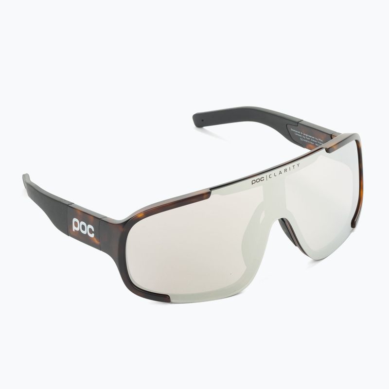Cyklistické okuliare POC Aspire tortoise brown/violet/silver mirror
