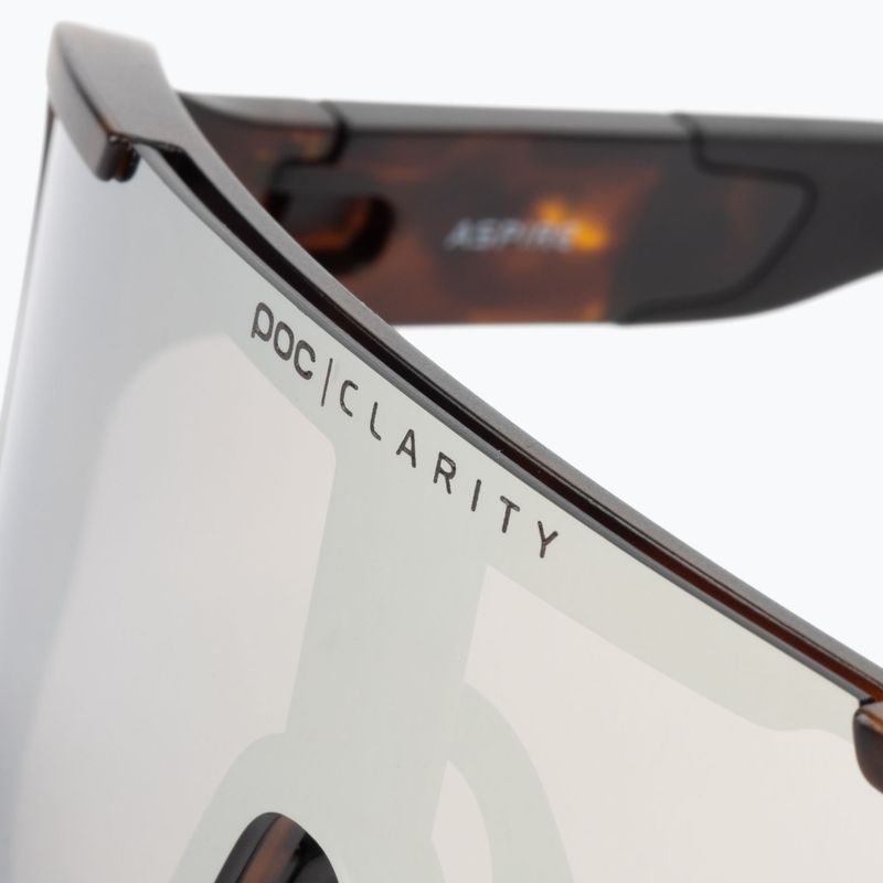Cyklistické okuliare POC Aspire tortoise brown/violet/silver mirror 5