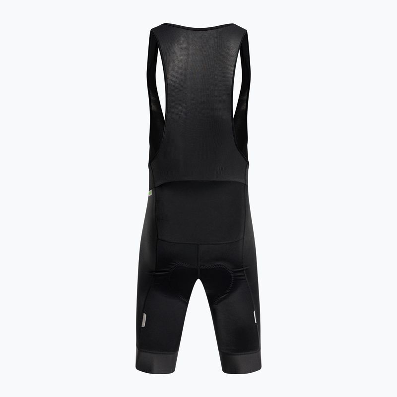 Pánske cyklistické šortky POC Pure VPDs Bib Shorts uranium black/uranium black 7