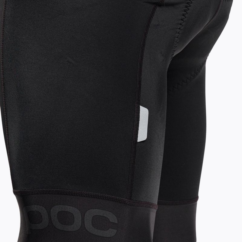 Pánske cyklistické šortky POC Pure VPDs Bib Shorts uranium black/uranium black 8