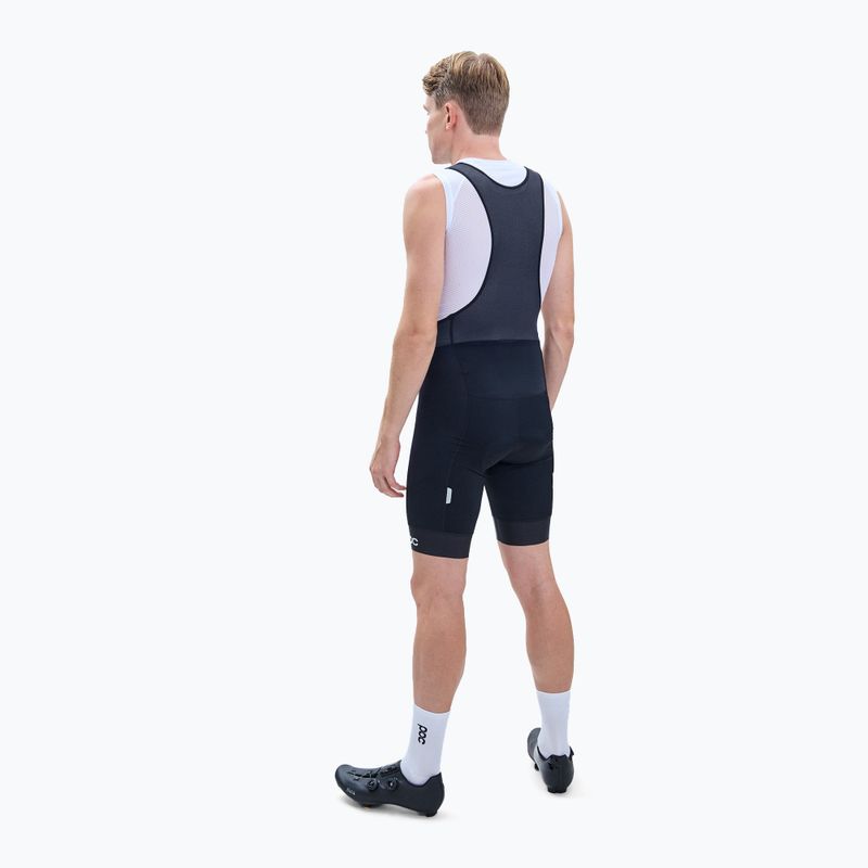 Pánske cyklistické šortky POC Pure VPDs Bib Shorts uranium black/uranium black 3