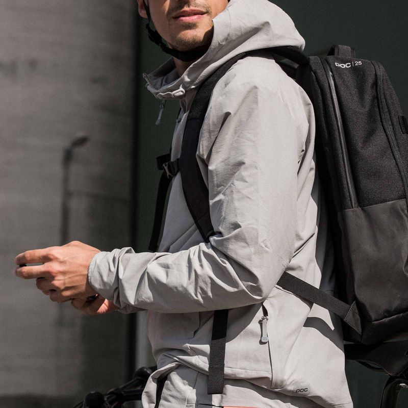 Pánska cyklistická bunda POC Transcend alloy grey 3