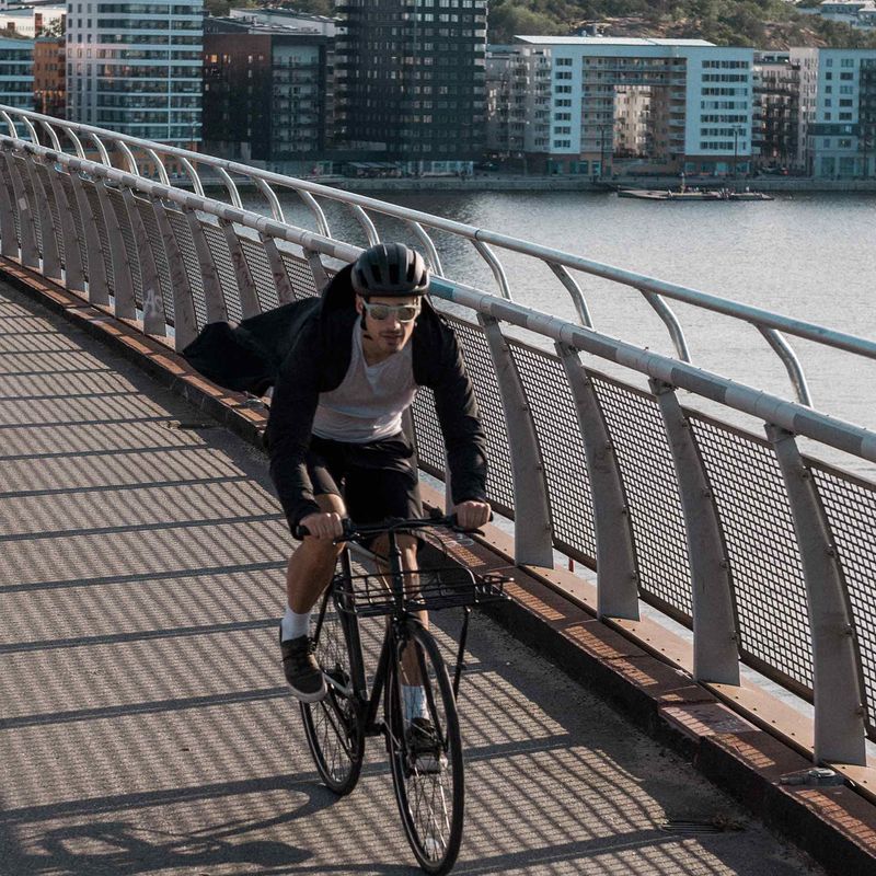 Pánske cyklistické šortky POC Transcend uranium black 3