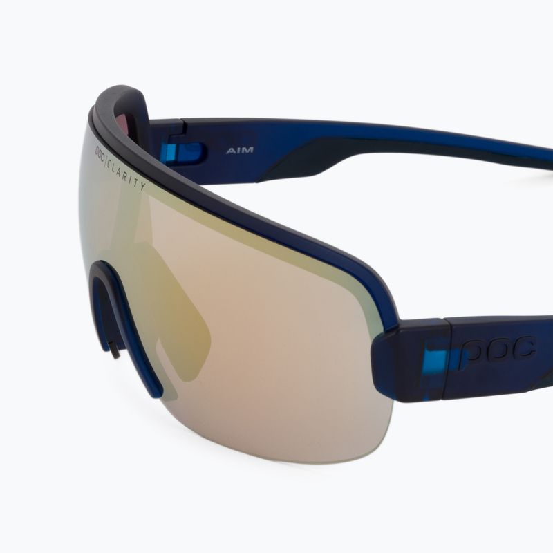 Cyklistické okuliare POC Aim lead blue/clarity road gold 5