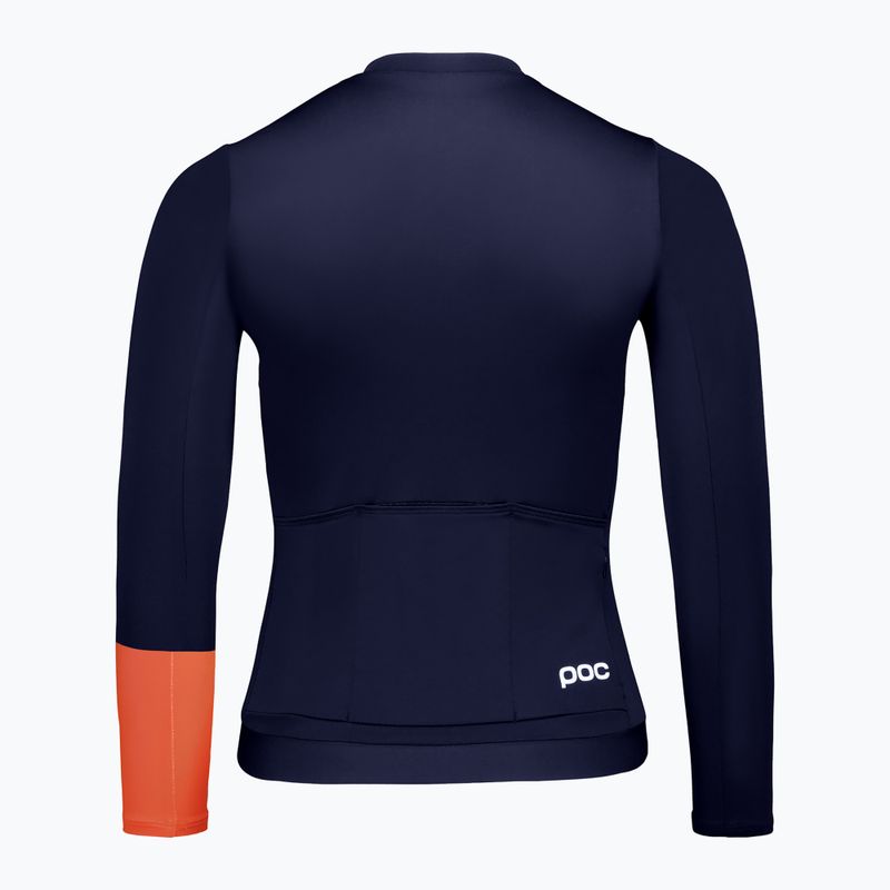 Dámsky cyklistický dres longsleeve POC Cadence Jersey apatite navy 7