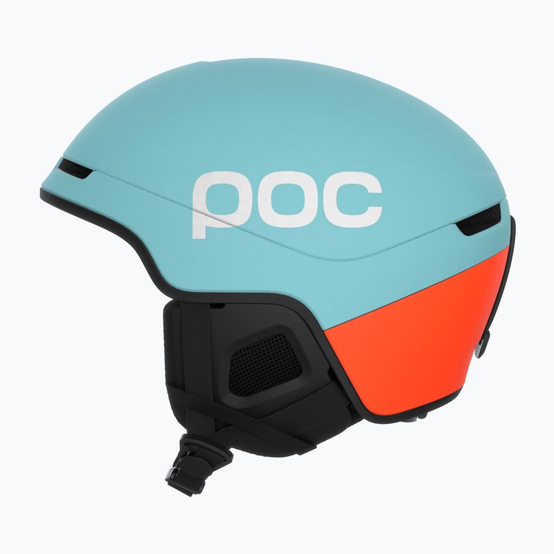 Lyžiarska prilba POC Obex Contour indicolite blue matt/carnelian orange matt 2