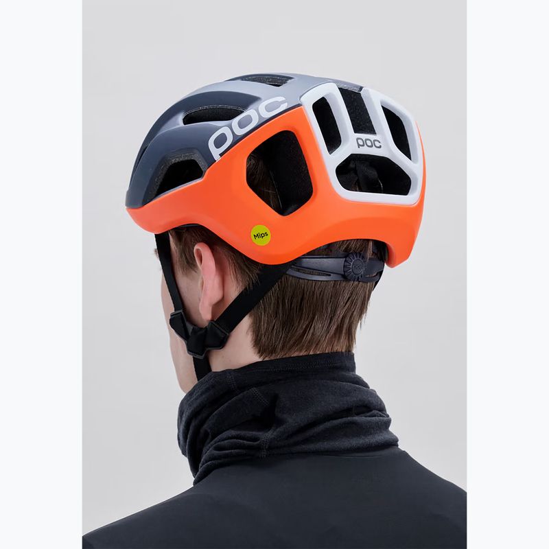 Cyklistická prilba POC Ventral Air Mips apatite navy matt/orange matt/hydrogen white matt 7