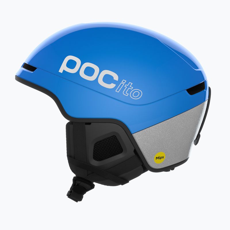 Detská lyžiarska prilba POC Pocito Obex MIPS Jr fluorescent blue 2
