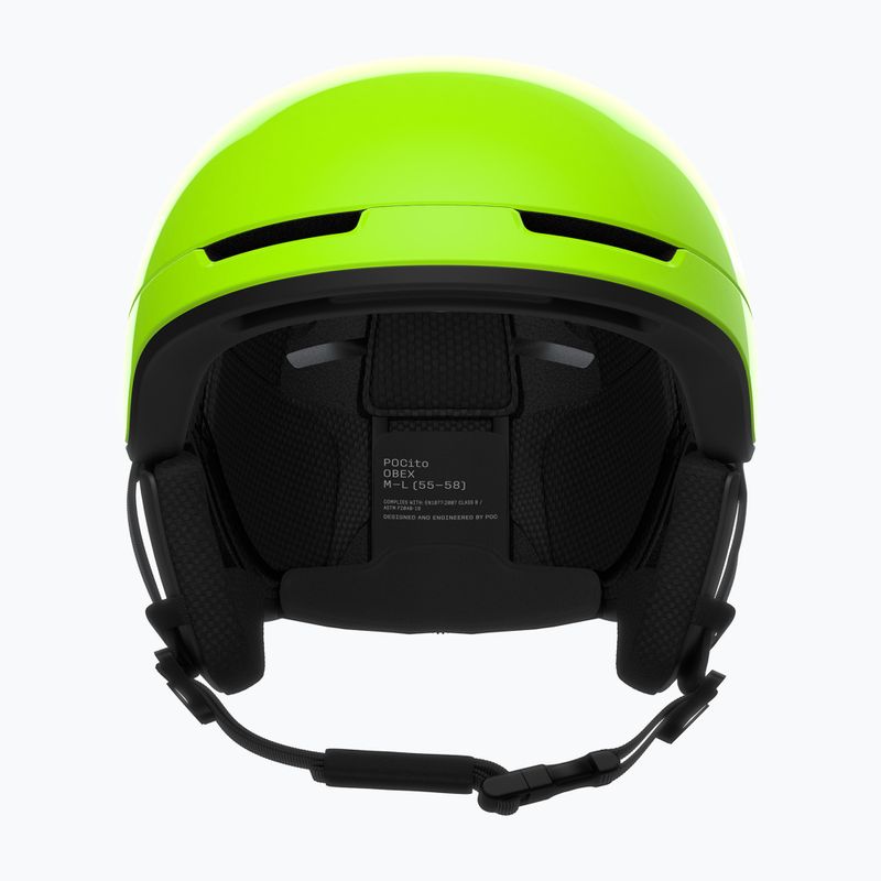 Detská lyžiarska prilba POC Pocito Obex MIPS Jr fluorescent yellow/green 3